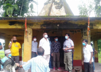 पुरातत्व विभागद्वारा पातलगंगा घैलाडुब्बा मन्दिरको अवलोकन