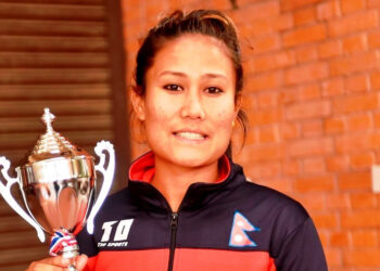 रुबिना भारतको केआई स्पोर्ट्सको प्रायोजन