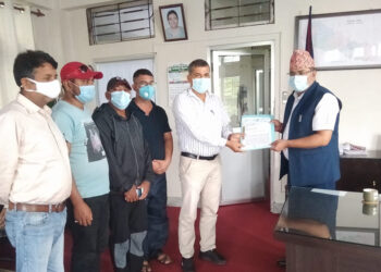 निवृत्त राष्ट्रसेवक समाज कर्मचारीको ज्ञापनपत्र