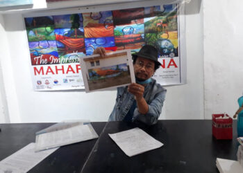 देही आर्टले कन्याममा चित्रकला प्रदर्शनी गर्ने