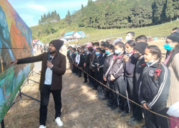 कन्याममा चित्रकला प्रदर्शनी सुरु (फोटो फिचर)