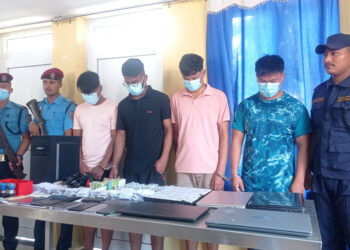 प्रतिबन्धीत ‘अनलाइन गेमिङ’ खेलाउने कल्सल्टेन्सी सञ्चालकसहित ४ पक्राउ