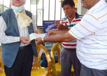 सिटी चालक जंगबहादुर गुरुङ सम्मानित