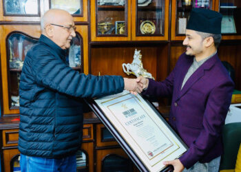 अर्पण शर्माले फेरि विश्व रेकर्ड कायम गरे