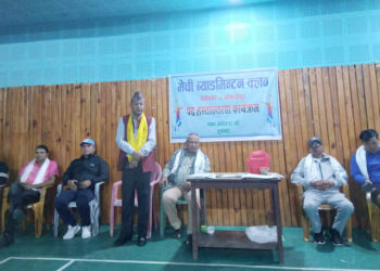 मेची ब्याडमिन्टन क्लबको पद हस्तान्तरण