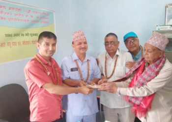 जन्मोत्सवमा पत्रकार उपचार कोषलाई २५ हजार सहयोग