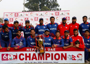 नेपालले पहिलो ओडीआई शृंखला जित्यो