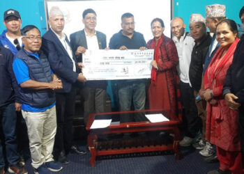 नगरपालिकाले दियो भद्रपुर झापा गोल्डकपलाई ३० लाख