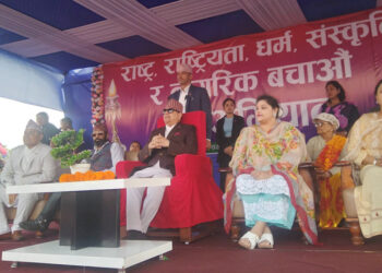 उद्घाटन लगत्तै नबोली फर्किए पूर्वराजा (फोटो फिचर)