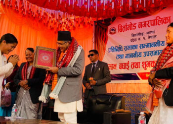 सभामुख र उपसभामुखलाई गृह जिल्लामा सम्मान