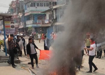 काँकरभिट्टा क्याम्पसमा विरोध प्रदर्शन, २ जना पक्राउ