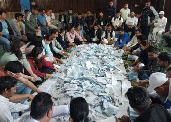 धुलाबारी खानेपानी चुनाव : मतगणना सुरु