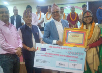 पत्रकार भण्डारीसहित चारजना सम्मानित