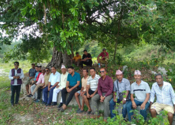 ‘मोक्ष धाम’ बनाउन जुट्दैँ तिरिङका स्थानीय (फोटो फिचर)