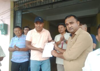कांग्रेसले बुझायाे वडा ९ र १० मा माग पत्र