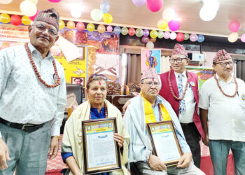 स्रष्टा क्षेत्री र बानियाँलाई ‘दीर्घ साधना सम्मान’