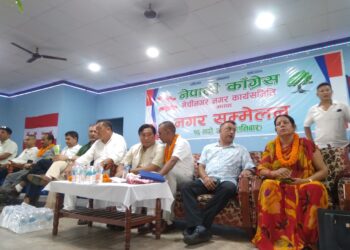 एमालेकाे सिकाे गर्दै कांग्रेस