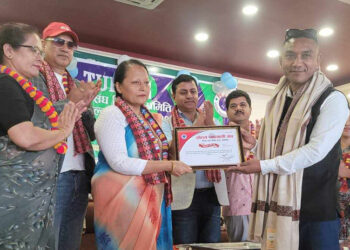 होटल व्यवसायी संघ झापा अध्यक्षमा पुनःइन्दिरा