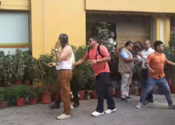काठमाडौंमा दुर्गा प्रसाईंलाई कालोमोसो दल्यो