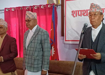 कोशीमा ३ सदस्यीय मन्त्रिपरिषद, एमाले पनि सरकारमा