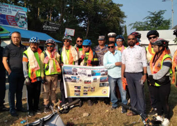 मकवानपुरका १३ जनाद्वारा मेची–महाकाली साइकलयात्रा