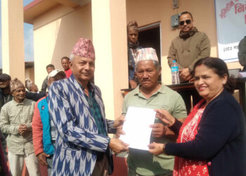 मेचीनगरमा सुकुम्वासीलाई जग्गाको निस्सा वितरण