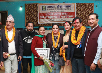 नाइट चेस क्लबको अध्यक्षमा घिमिरे