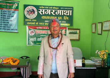 सगरमाथा यातायात प्रालिकाे अध्यक्षमा काेइराला