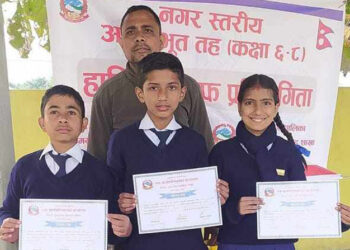हाजिरी जवाफ प्रतियोगितामा लक्ष्मी मावि प्रथम