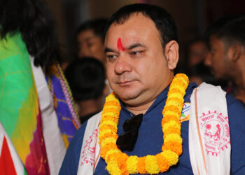 बिर्तामोड वाणिज्य संघको अध्यक्षमा राजु न्यौपाने निर्वाचित
