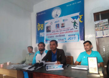 बाहुनडाँगीमा जेसीजले ११ वर्षपछि फुटबल प्रतियोगिता गर्दै