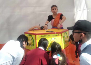 होराइजनका विद्यार्थीले सञ्चालन गरे स्कुलमा ‘हाट बजार’