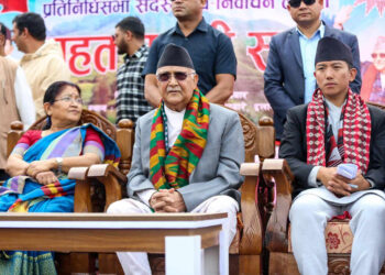 जिताएर पठाउनुस्, विकासको जिम्मा सुहाङले लिन्छ : ओली