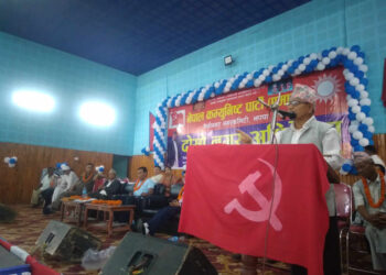 जनतासँग मुसुक्क हाँस्नु, गमक्क नहुँनु : एमाले उपाध्यक्ष ज्ञवाली