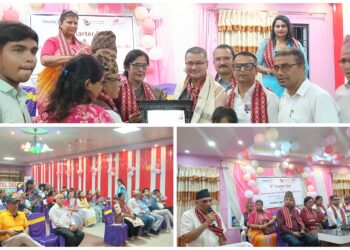 पत्रकार माेहन काजी सम्मानित