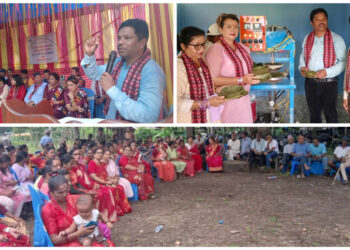 मागुरमाडी वनले पायो दुना–टपरी बनाउने मेसिन