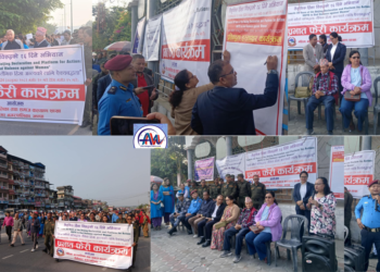 महिला हिंसा अन्त्यको माग गर्दै काँकरभिट्टामा प्रभातफेरि (भिडियोसहित)