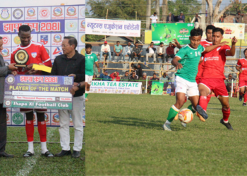 प्रथम झापा कप : चर्च ब्वाइज सेमिफाइनलमा