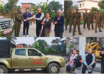 जनताको समस्यामा चाँडै पुग्न नगर प्रहरीलाई गाडी