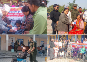 अपाङ्गता भएका व्यक्तिलाई घृणा होइन, प्रेम गर्नुपर्छ : मेयर बुढाथोकी