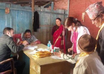 बौद्धमोडको स्वास्थ्य शिविरबाट ८२४ जना लाभान्वित