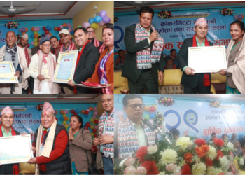 कुवाको पानी भारमा बोकेर खुवाउने राजबंशीद्वय सम्मानित