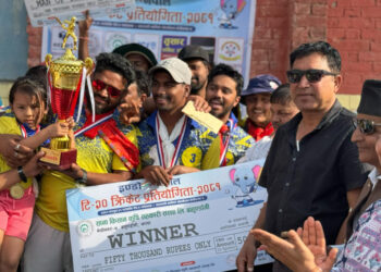 टी–२० क्रीकेटको उपाधि सिलीगुडीको पेनोरिसलाई