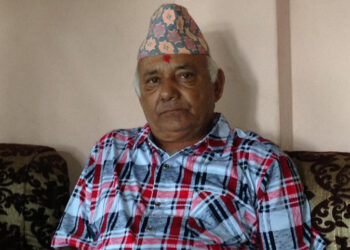 एमालेले हरिचरण शिवाकोटीलाई ‘कम्युनिष्ट योद्धा’ सम्मान गर्दै