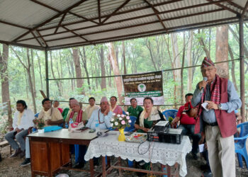 सामुदायिक वनमा ‘वनभोज कार्यक्रम’ नर्गन नगरप्रमुखको आग्रह