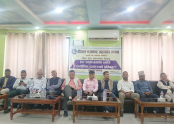 दल र पत्रकारको सम्बन्ध पानी र माछाको जस्तो हुनु पर्छ : प्रेम गिरी