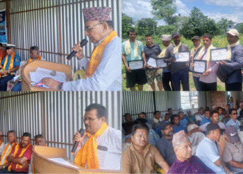 १५ जना सिटीरिक्सा चालक सम्मानित
