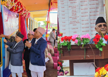 प्रधानमन्त्री ओलीले उद्घाटन गरे बुद्धशान्तिमा भागीरथा अस्पताल