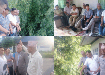काँकरभिट्टाका पहिरो पीडितलाई मन्त्री र सांसदको आश्वसन