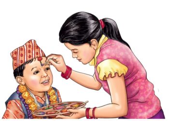 आज भाइटीका :  साइत ११:३९ मा